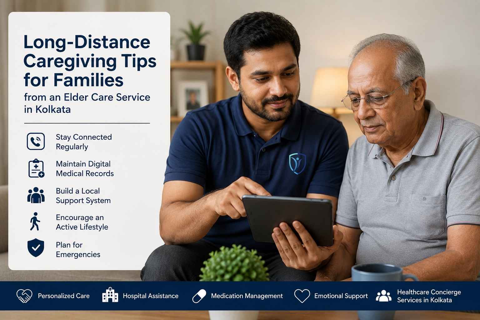 Long-Distance Caregiving Tips for Families from an Elder Care Service in Kolkata